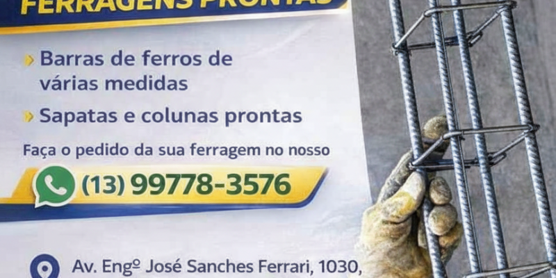 Precisou de ferragem? na Construir nós temos!! 