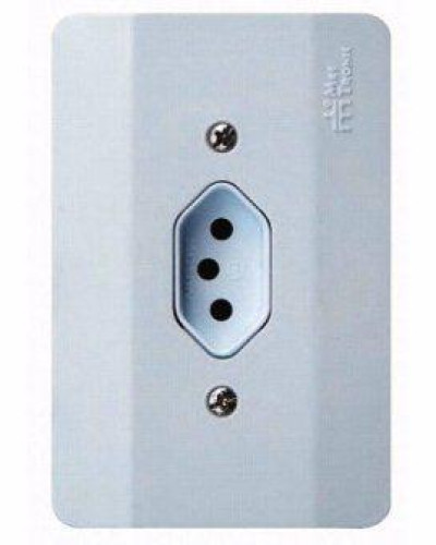 Detalhes do produto Tomada 2P+T 10A/250V Vertical