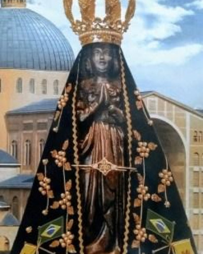 Detalhes do produto Piso Lorenzza Nossa Senhora Aparecida HD 8033