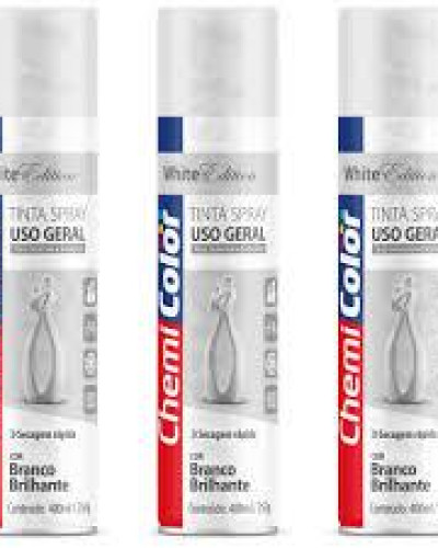 Detalhes do produto Tinta Spray Branco Brilhante