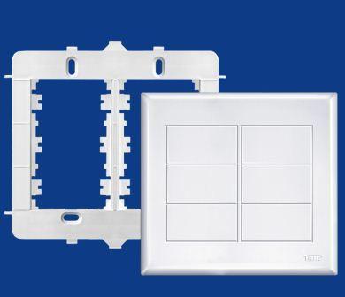 Placa 4X4 Cega C/ Suporte 