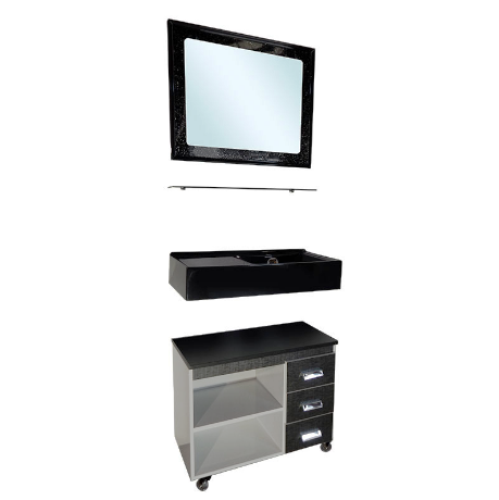 Kit Isocril Sint Pre Mold Caribe 64 Preto