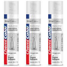 Tinta Spray Branco Brilhante