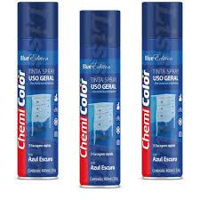Tinta Spray Azul Escuro